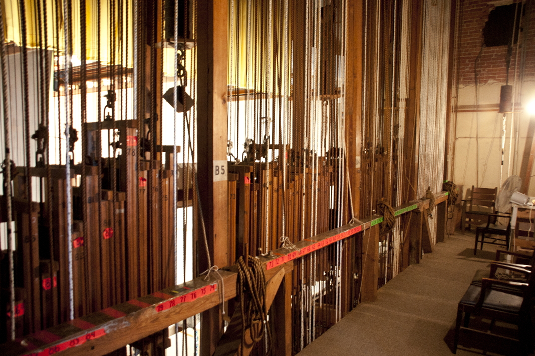 Wichita Scottish Rite Temple operating rail